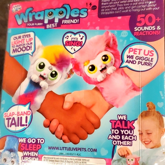 NEW Little Live Pets WRAPPLES Furry Best Friend Light Up Sing Giggle - Picture 3 of 3